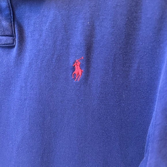 Ralph Lauren Blue Polo Shirt Classic Design - Picture 2 of 6